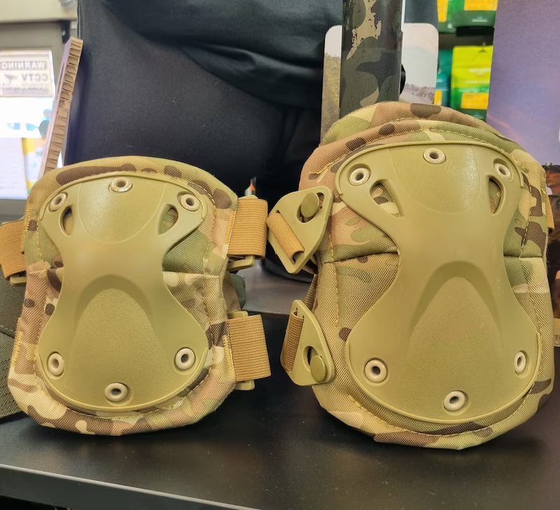 Hard Shell Tatical Camo Knee Pads