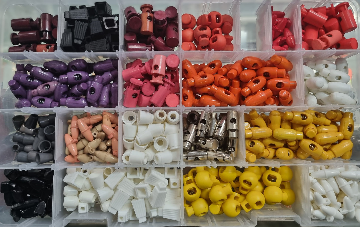 Cord Stoppers - Various colours & shapes