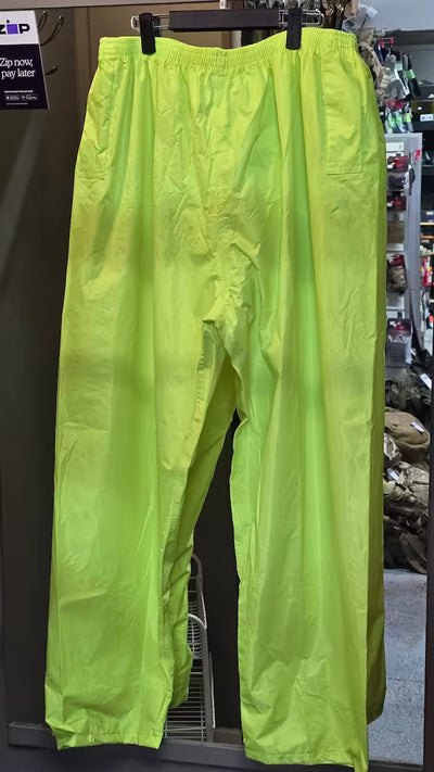 Workhorse - Wet Weather Flo Green trousers only 4XL left