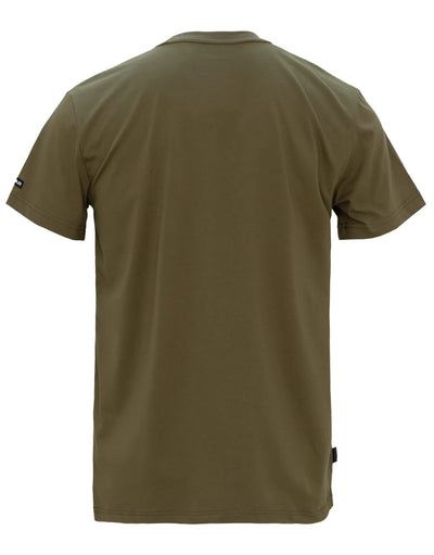 Green t-shirt on a white background