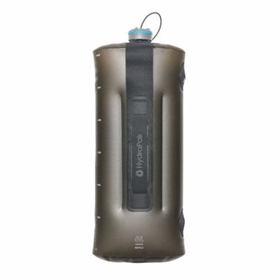 Black HydroPak water bottle on a white background