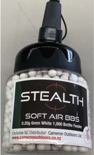 BB'S 0.2g X 1000 for Airsoft - LARGE BOTTLE