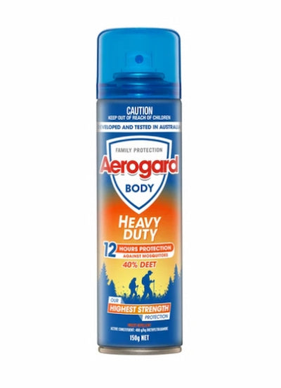 Aerogard body spray can on a white background