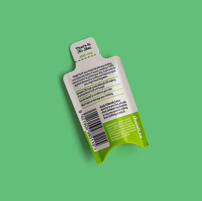 That's It Anti Chafe Gel 8ml single serve sachet.