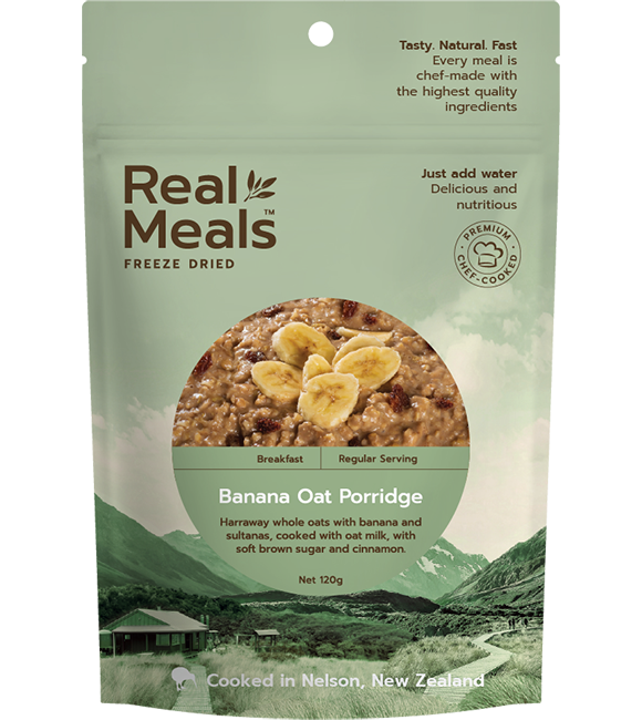 Real Meals - Banana Oat Porridge 25% Off Promotion