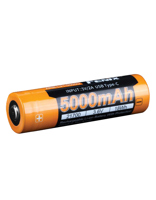 Fenix - 21700 Battery 5000mAh (USB-C Rechargeable)