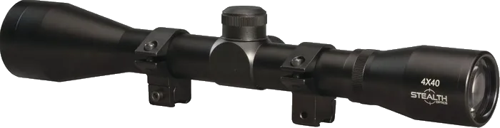 Stealth - 4x40 Duplex scope with weaver rings