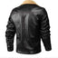 Faux Leather Lined Bomber Jacket - Flying Jacket -Save $60