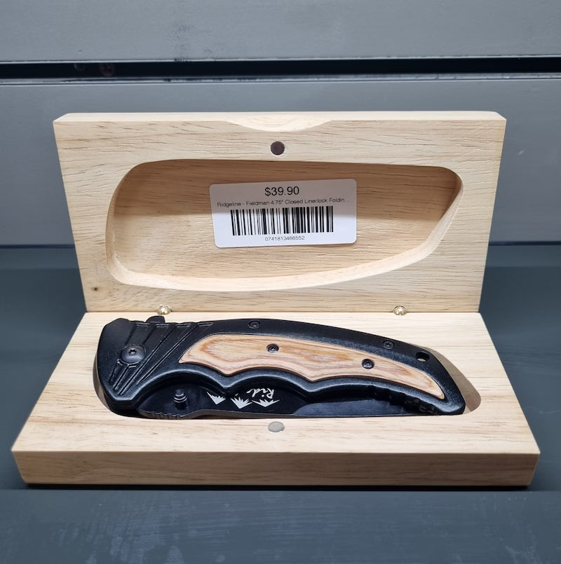 Ridgeline - Fieldman 4.75" Closed Linerlock Folding Knife