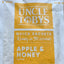 Uncle Toby's apple and honey quick sachet packaging