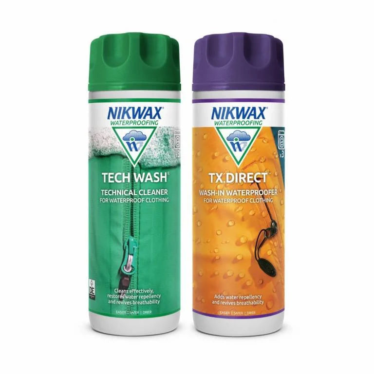 Nikwax - Tech Wash & TX Direct -2 bottles 300ml each