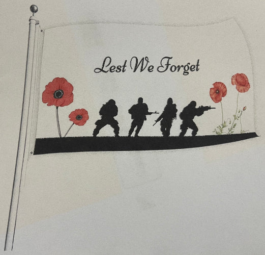 ANZAC Flag s- Lest We Forget - 12 different styles
