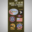 Packaged set of MIL-COM USAF military patches on a gray background