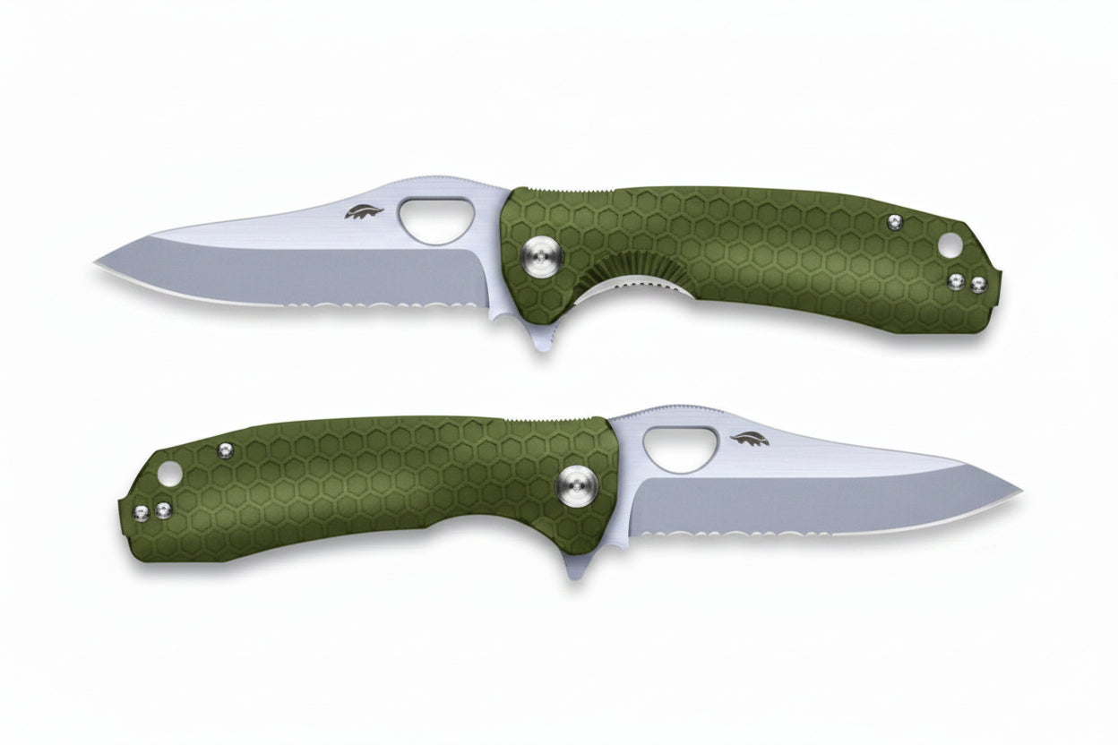 Honey Badger Serrated Rescue Knife