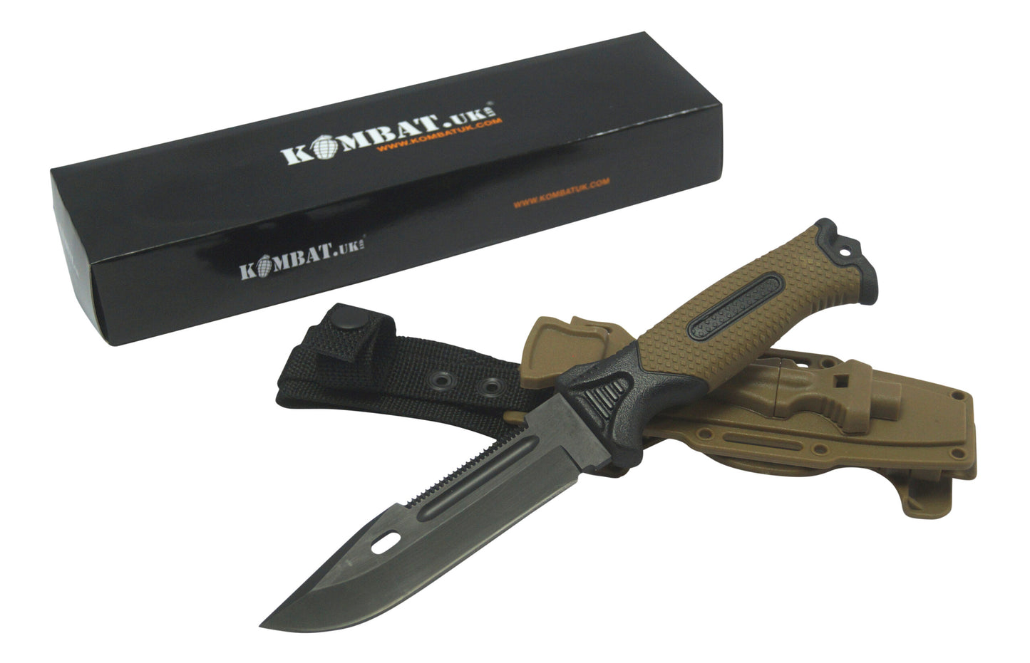 Kombat UK - Adventure Bushcraft Knife & Flint