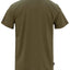 Green t-shirt on a white background