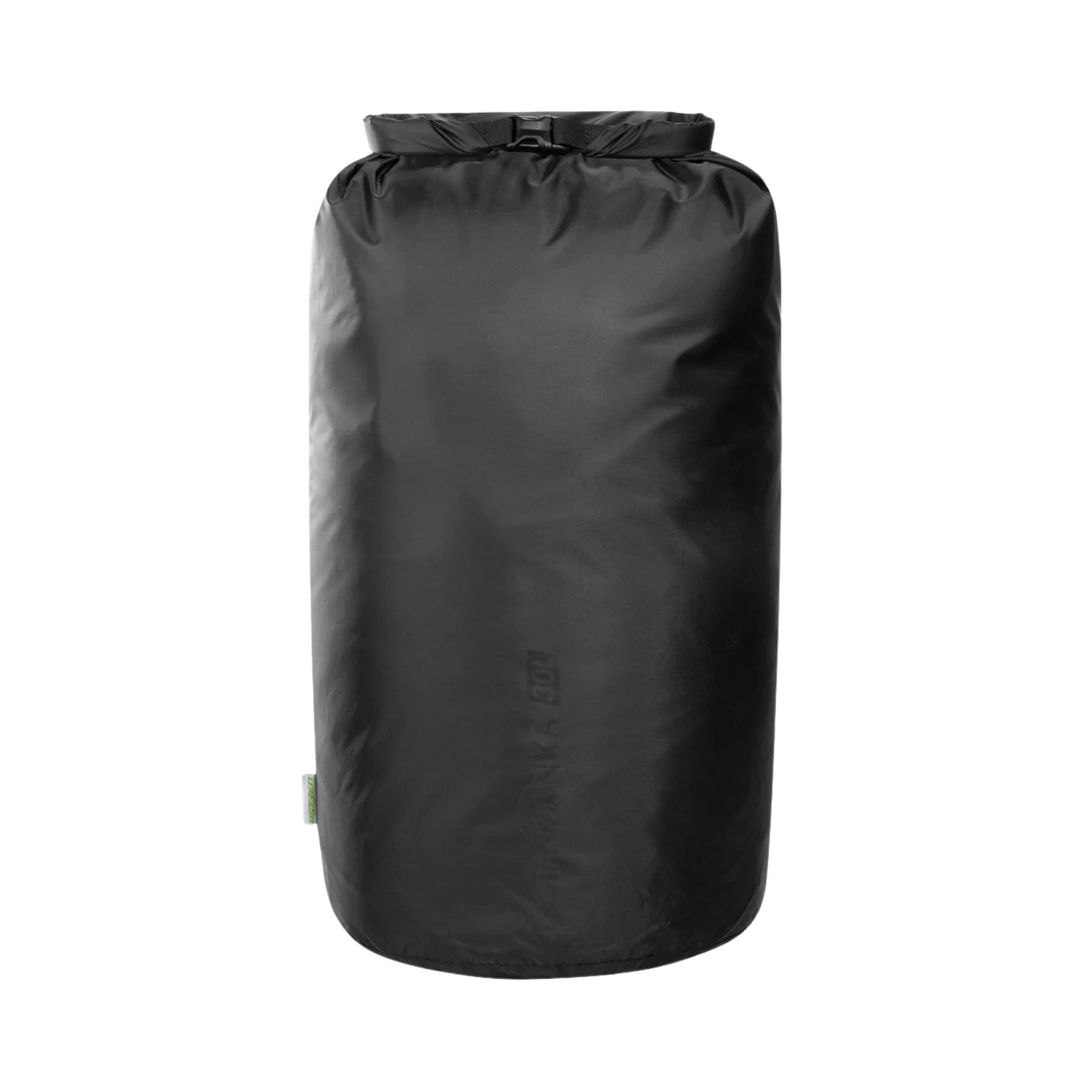 Black dry bag on a white background