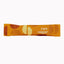 Bar of raw sugar with abstract designs on an orange background