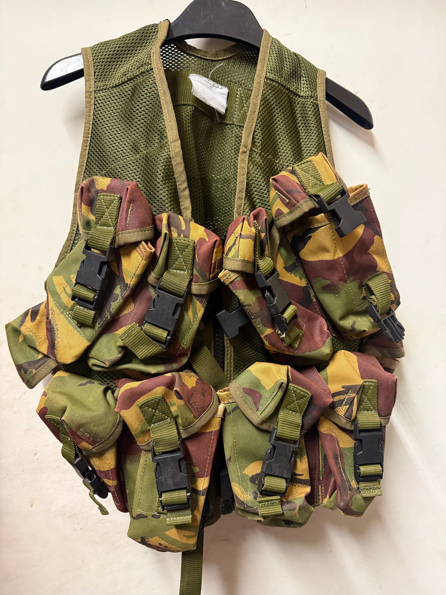 NZ Army DPM webbing vest with 10 pouches