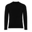 A black kids' thermal long-sleeve top.