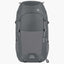 Gray 52 Litre backpack with visible Highlander branding on a white background