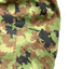 Camouflage pattern on a black background