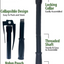 Compact Folding Prospector’s pic/shovel with Carrying Case
