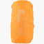 Orange backpack cover with Highlander logo and text on a white background