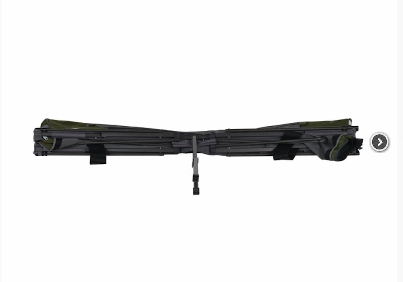 Black metal frame on a white background