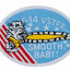 Patch with F-14 VSTFFE logo and text 'Smooth Baby!' on a blue background