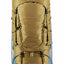 Brown hiking backpack with Deuter logo on a white background