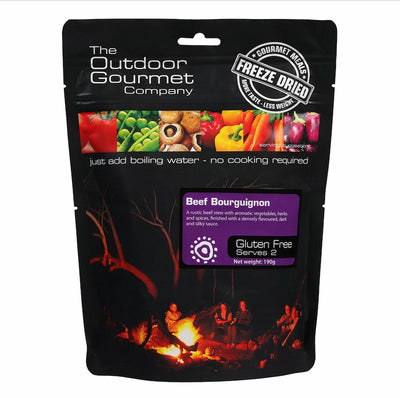 The Outdoor Gourmet Company,  BEEF BOURGUIGNON - 190 gram pack