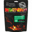Packaged food from The Outdoor Gourmet Company with a campfire scene on the packaging.