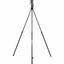 Black tripod on a white background