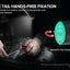 Acebeam H15 multifunctional headlamp with magnetic tail stand feature, used for hands-free operations.