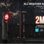 Acebeam H15 flashlight with specifications on a dark background