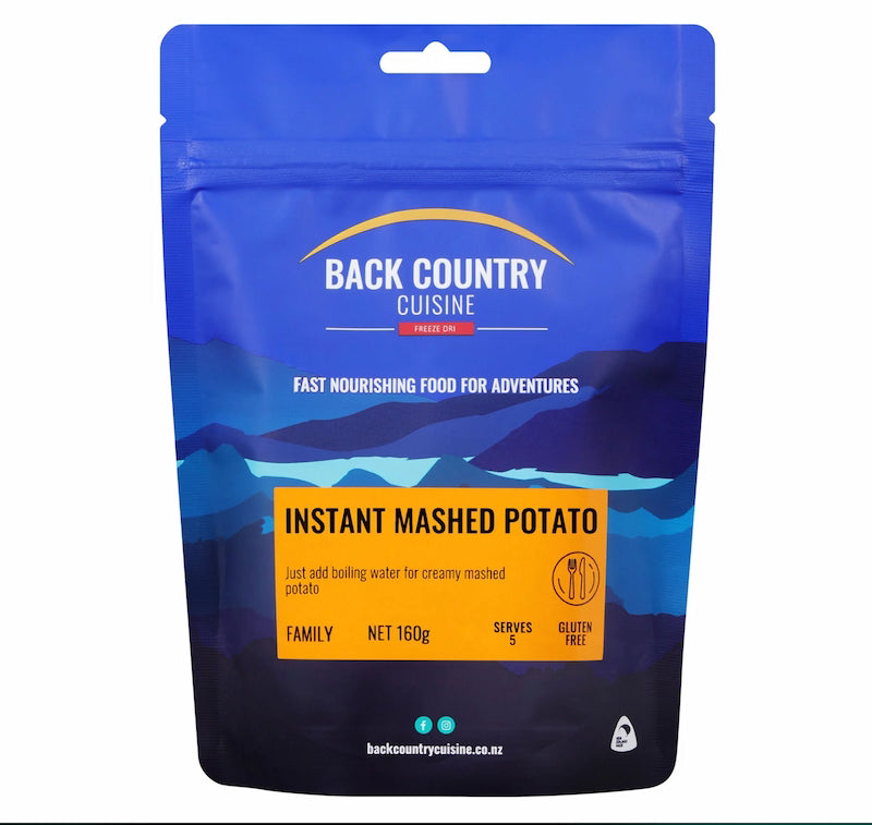 Back Country INSTANT MASHED POTATO 160g (serves 5)