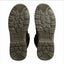 Close-up of the soles of a pair of boots with 'Ridgeline' branding on a white background.