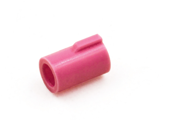 A pink Modify Accurate Hop Up Bucking for TM airsoft pistol series on a white background.