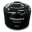 Black Fire maple fuel canister on a white background