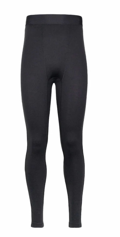 Black leggings on a white background