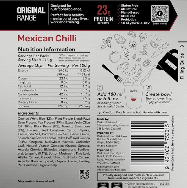 Radix - Original Range - Mexican Chilli