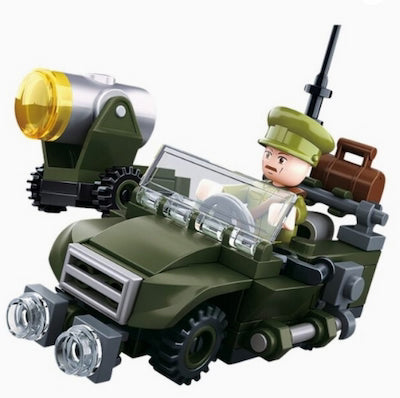 Sluban -WWII Allied Jeep B0678B