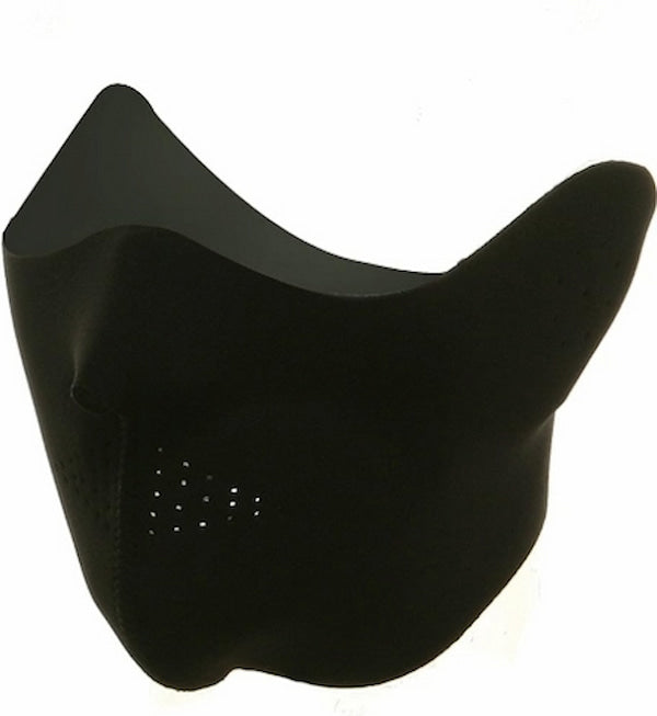 Black neck gaiter on a white background