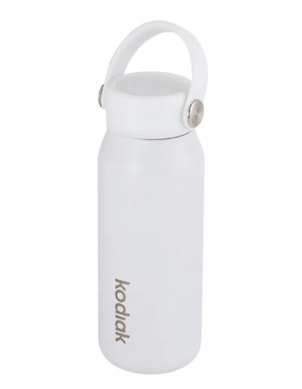 White water bottle with handle on a white background, featuring the Kodiak brand.