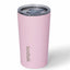 Pink tumbler with a clear lid on a white background, featuring the Kodiak brand.