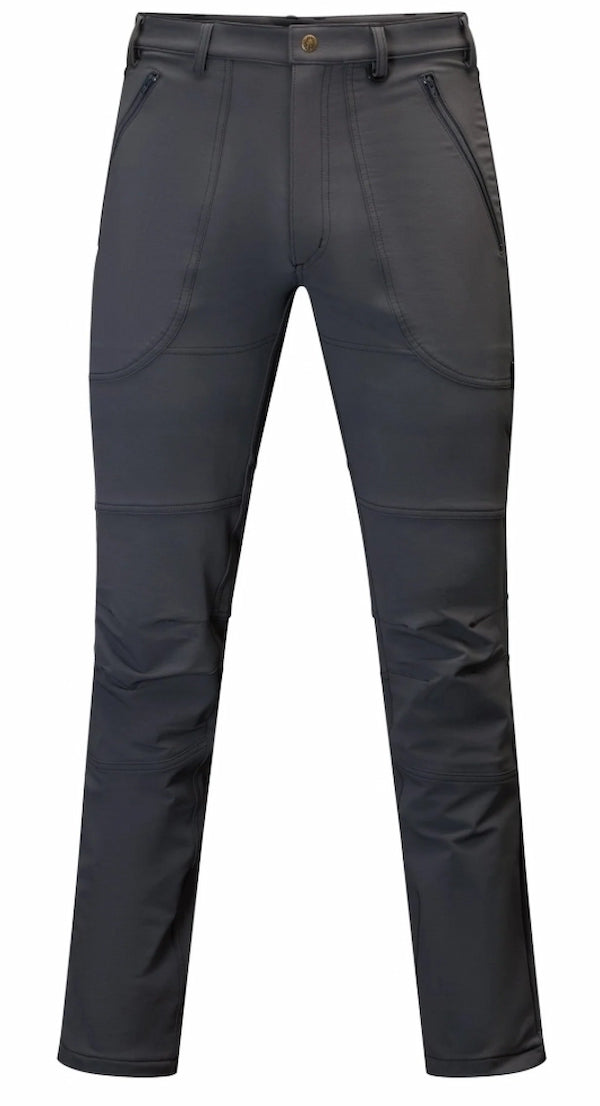 Dark gray pants on a white background