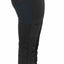 Black riding pants with zippers on a white background