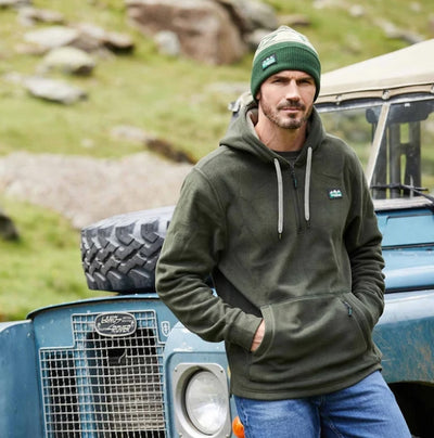 Ridgeline Men's Ballistic Fleece Hoodie Deep Forest