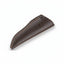 Brown leather knife sheath on a white background